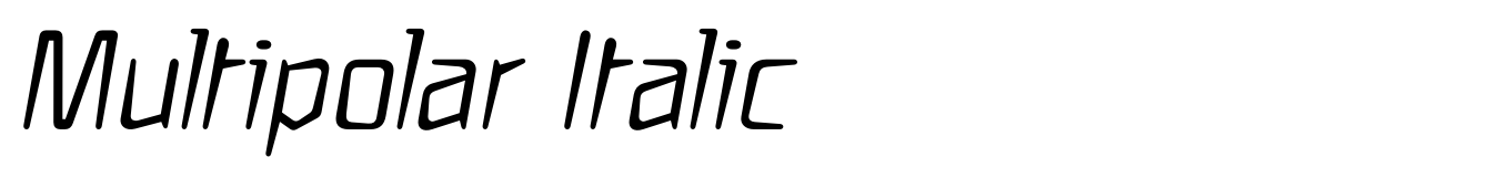Multipolar Italic